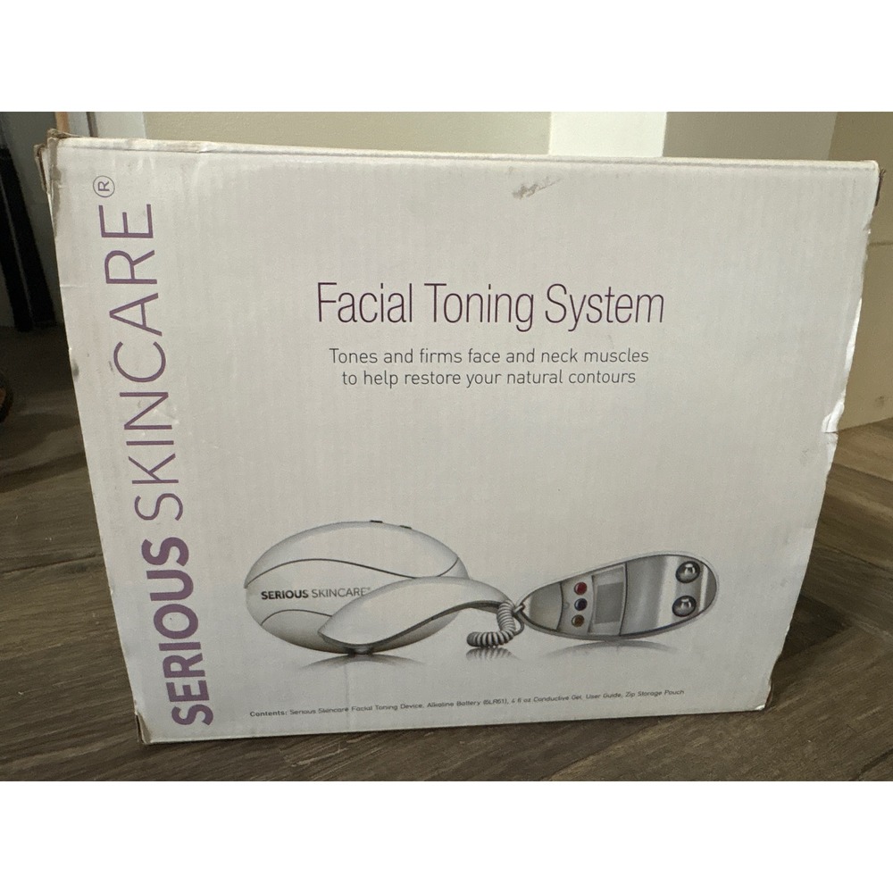 Serious Skincare The EGG Microcurrent+ Facial Toning System Aqua New